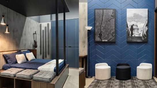 As suas experiências mundo afora dando vida ao seu novo espaço.