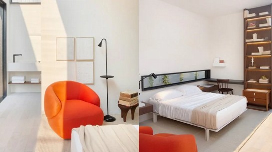 A simplicidade e harmonia do imperfeito em um ambiente planejado.